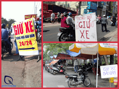 Bãi giữ xe máy